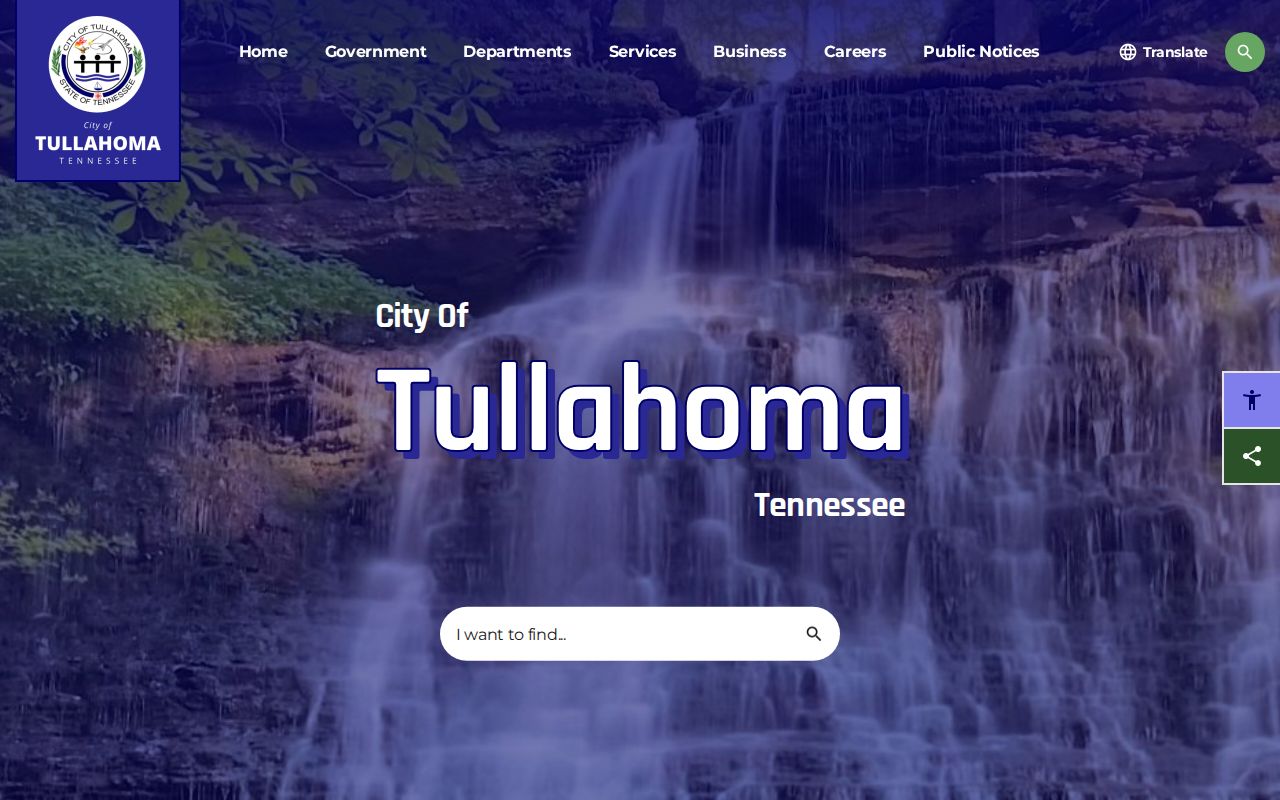 Tullahoma city portal for local criminal history records